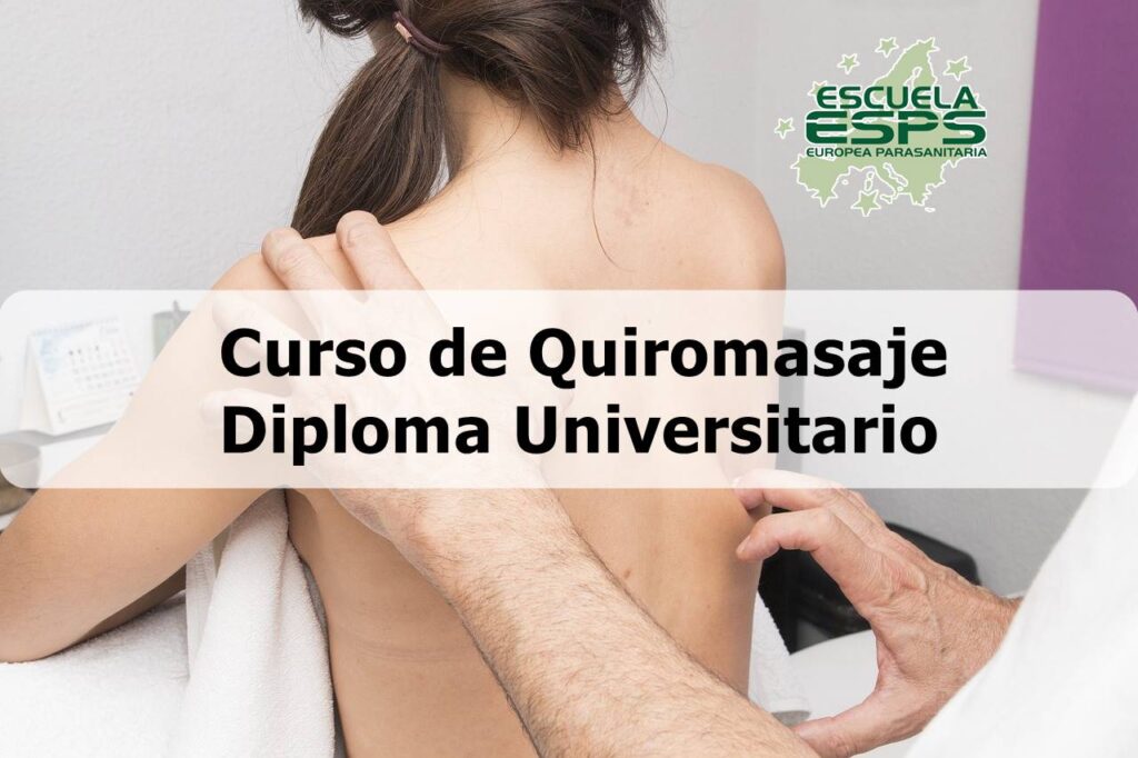 Curso de Quiromasaje de la Escuela Europea Parasanitaria ESPS